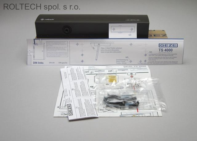 TS 4000 , tmavá bronz-dveřní zavírač