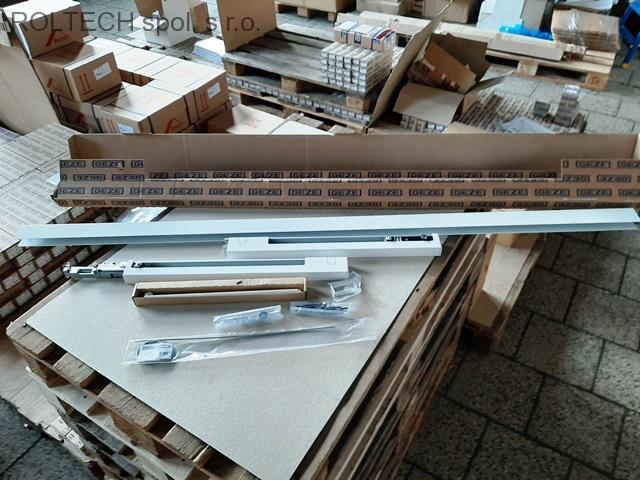 Kluzná lišta BG ISM vč.koordinace - RAL 9016 bílá , 30 mm - stavební