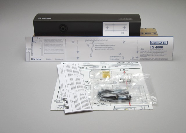 TS 4000 , tmavá bronz-dveřní zavírač