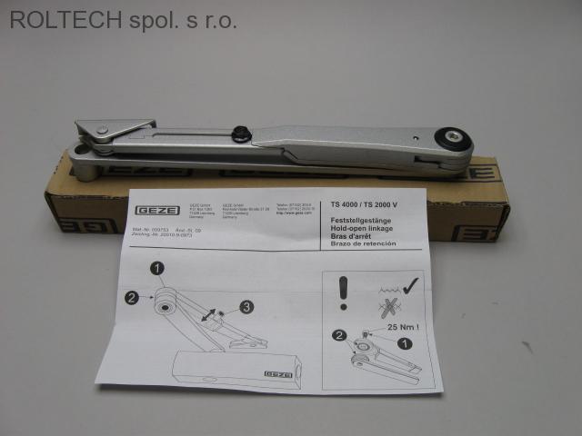 Rameno aretační SAR - TS 2000/4000 , stříbrná