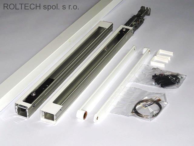 Kluzná lišta ISM vč.koordinace - RAL 9016 bílá