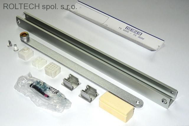 Kluzná lišta T - Stop TS 3000/5000 v barvě stříbrné